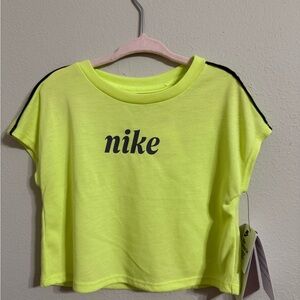 Nike kids Neon Yellow Top